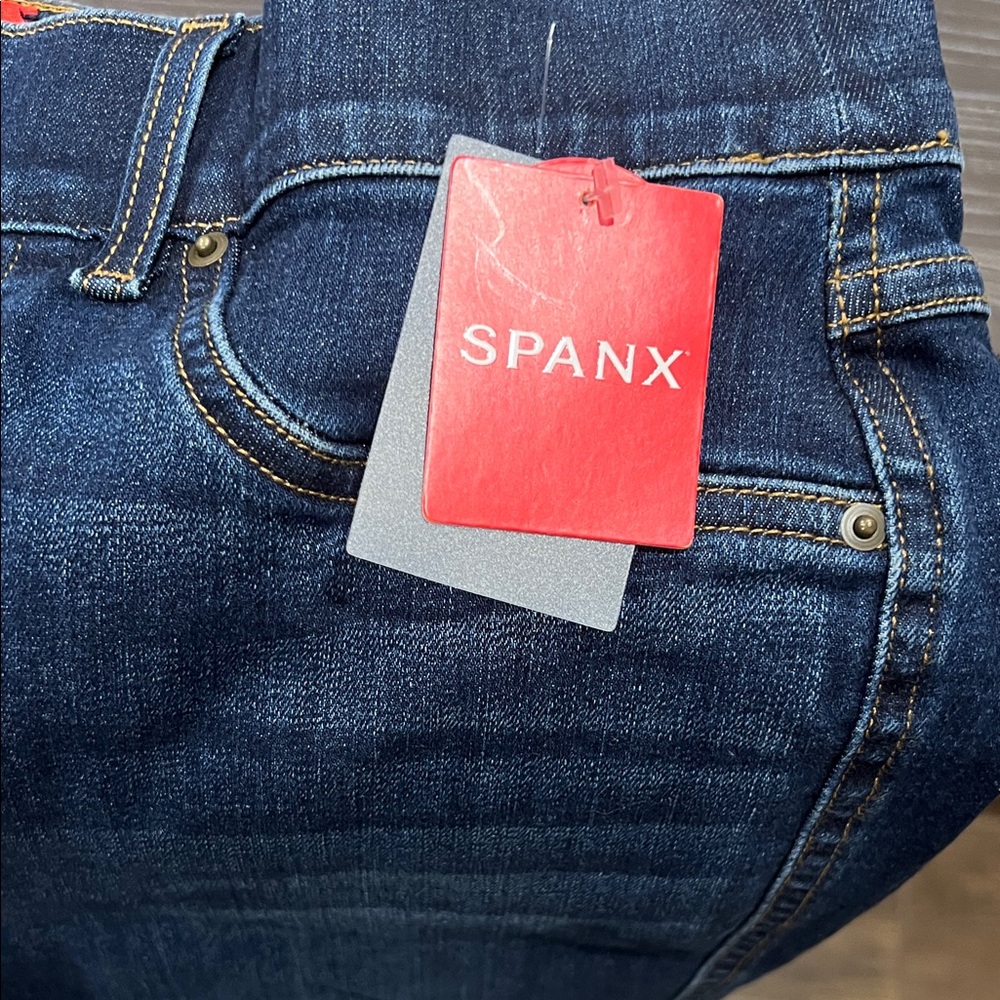 SPANX Dark Blue Denim Jeans